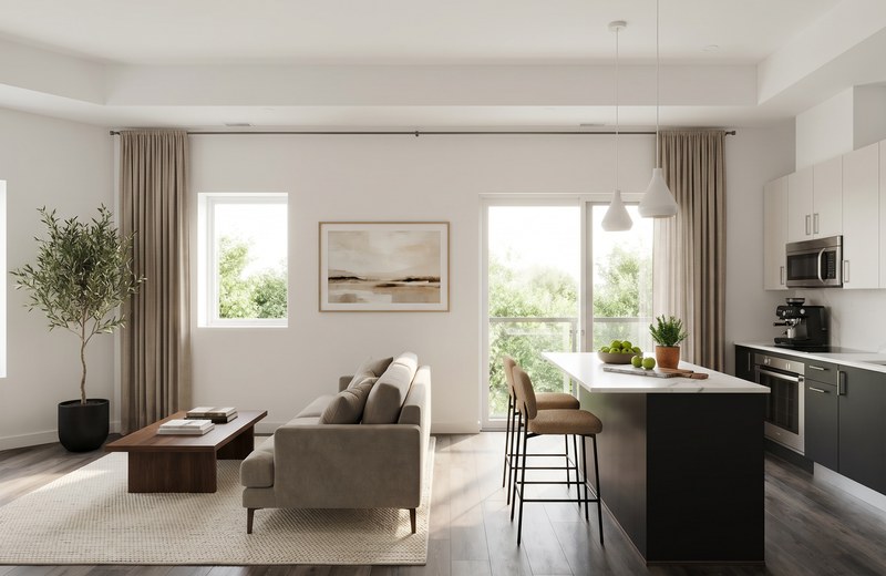 Willow floor plan – 2 Bedroom, 1,280 sq ft at Marbella Condominiums Niagara Falls
