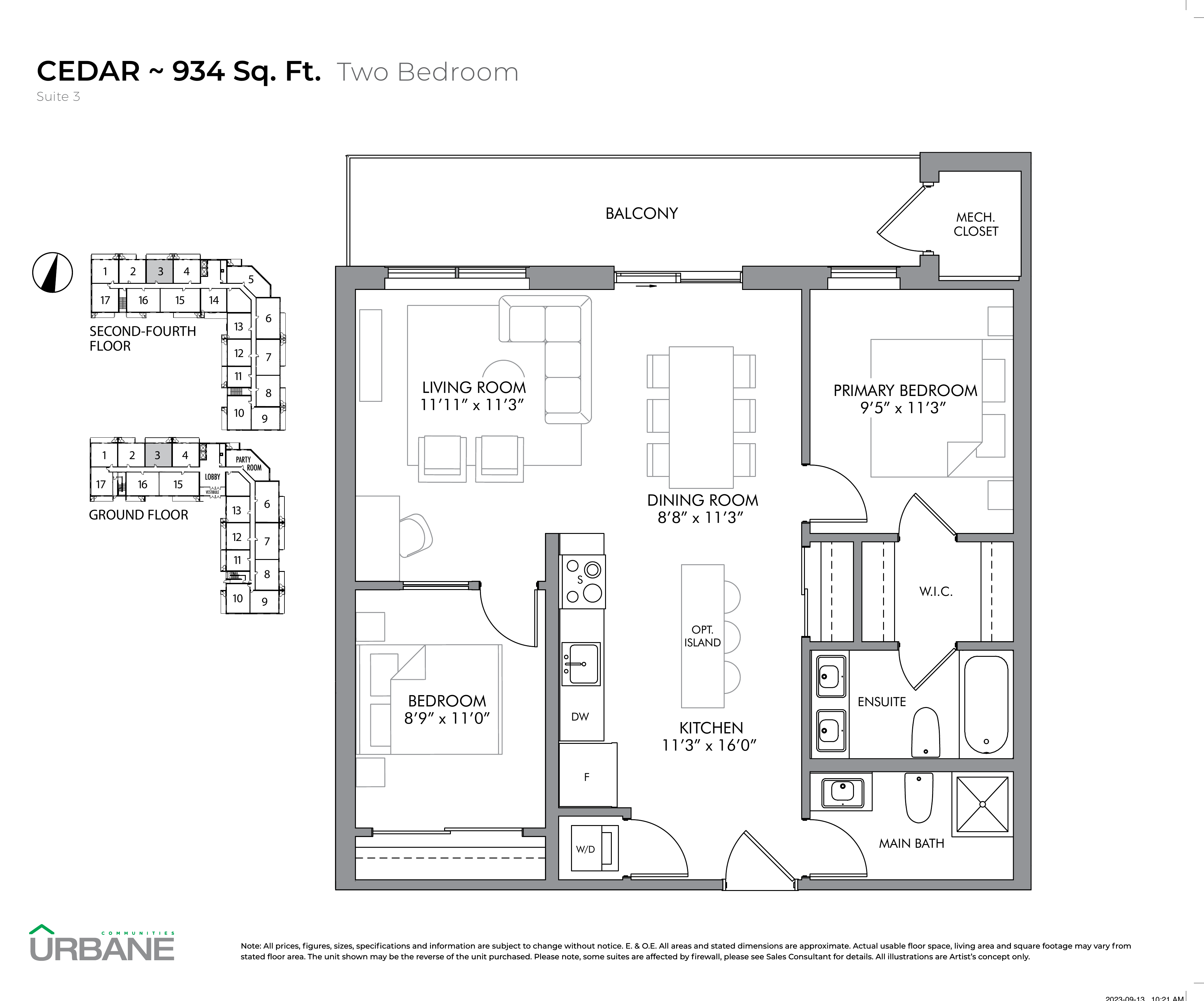 Cedar floor plan